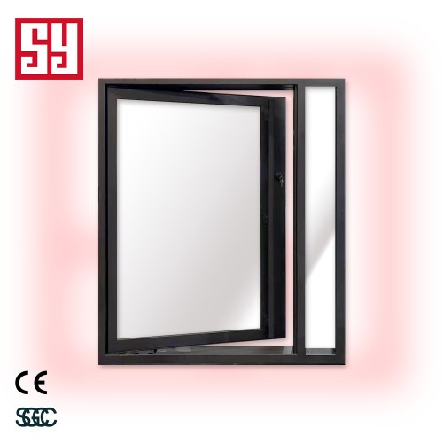 Modern Stainless Steel Folding Swing Door with Wrought Iron Finish Glass Entry Sound Insulation for Villa Bathroom Application