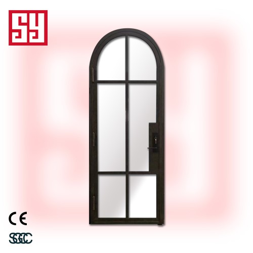 French Style Top Iron Doors Manual Opening  Steel Interior Top for Living Room Bedroom Cloakroom Dining for Mall