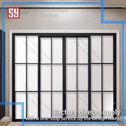 Top Modern Anti-Theft Sliding Wrought Iron Window Grills Manual Opening Entry for Interior/Outdoor for Apartments Villas
