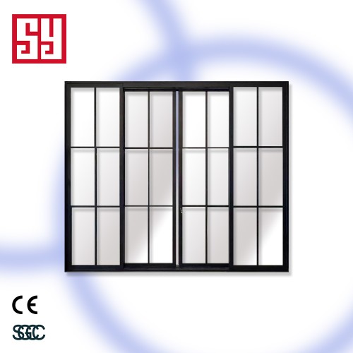 Top Modern Anti-Theft Sliding Wrought Iron Window Grills Manual Opening Entry for Interior/Outdoor for Apartments Villas