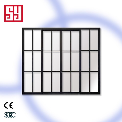 Top Modern Anti-Theft Sliding Wrought Iron Window Grills Manual Opening Entry for Interior/Outdoor for Apartments Villas