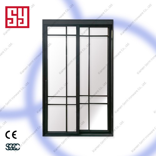 Custom Modern SY Wrought Iron Garden Gate and Sliding Door Outdoor Villa Exterior for Courtyard Application
