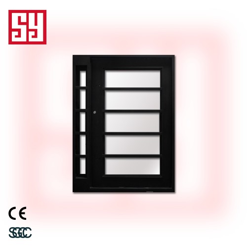 China Manufacturer's Durable French Door Hardware Kit Black Metal Pivot Exterior Door From Other Door Series Interior Position