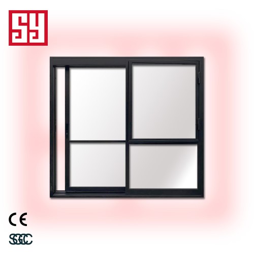 Customizable Minimalist Wrought Iron Bedroom Sliding Door Matt Black Finish Steel Construction SY Interior Panoramic Design