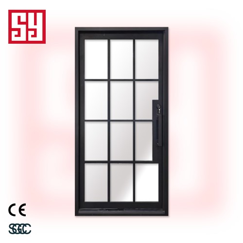 Double Steel Iron Security Door Openings Closures Traditional Minimalist Design for Entry Supermarket Hospital Fire Prevention