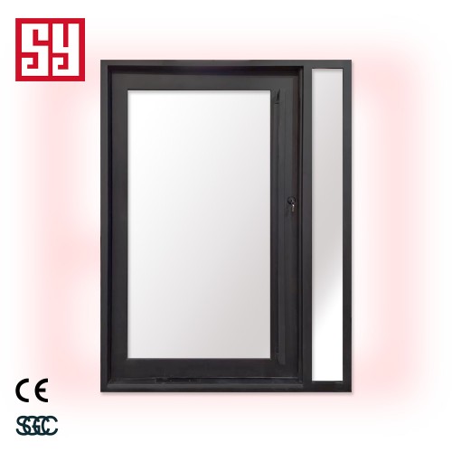 Modern Stainless Steel Pivot Door with Wrought Iron Finished Surface Sound Insulation for Entry Front Entrance Villa Application