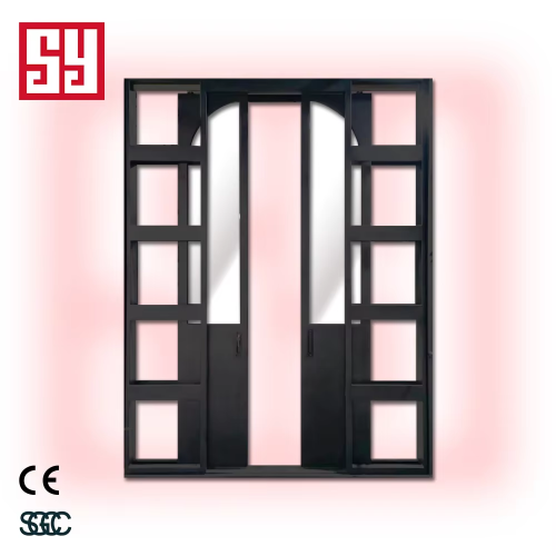 Custom Designed Modern Stainless Steel Folding Screen Interior Garage Acoustic Thermal Insulation Floor-to-Ceiling Glass