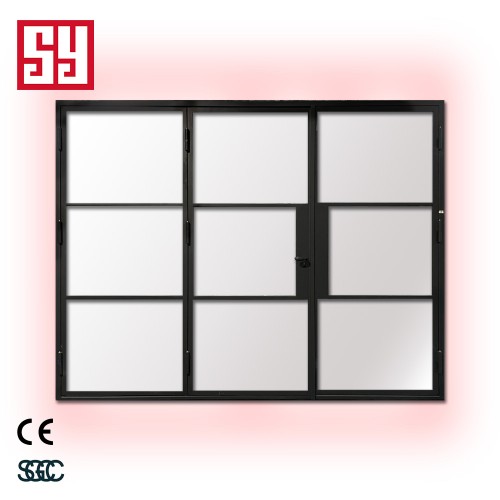 Modern Design Stainless Steel Bi-Fold Doors with Tempered Glass Finish Folding Door Type for Home Use