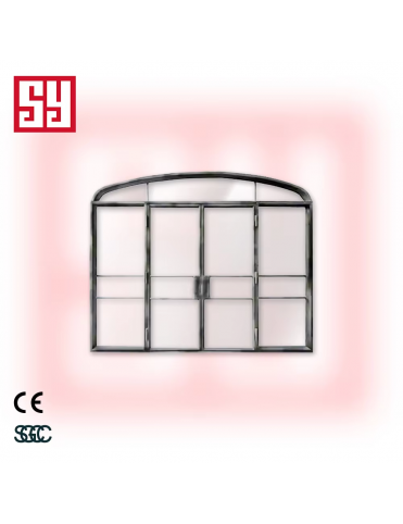 Modern Luxury French Style Wrought Iron Door Customized Private Steel with Foldable Opening and Finished Surface