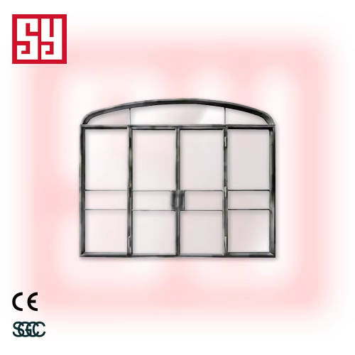 Modern Luxury French Style Wrought Iron Door Customized Private Steel with Foldable Opening and Finished Surface