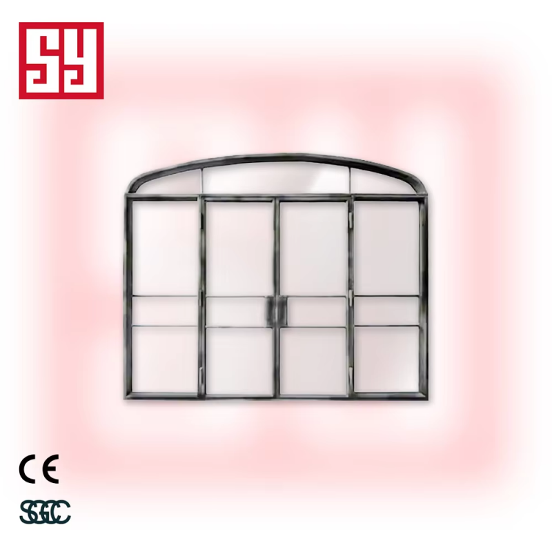 Modern Luxury French Style Wrought Iron Door Customized Private Steel with Foldable Opening and Finished Surface