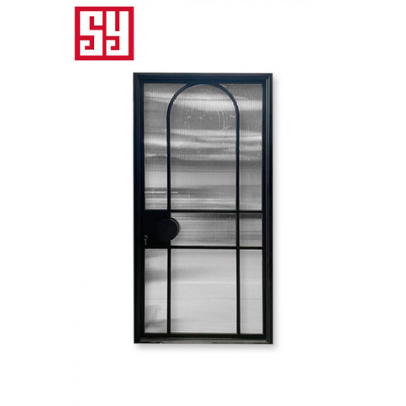 2024 Popular Waterproof Aluminum Swing Door Narrow Curved Decorative Strip for Home Decor Internal Toilet Casement Gate Villas