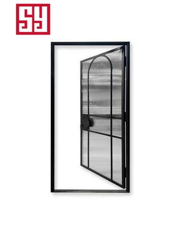 2024 Popular Waterproof Aluminum Swing Door Narrow Curved Decorative Strip for Home Decor Internal Toilet Casement Gate Villas