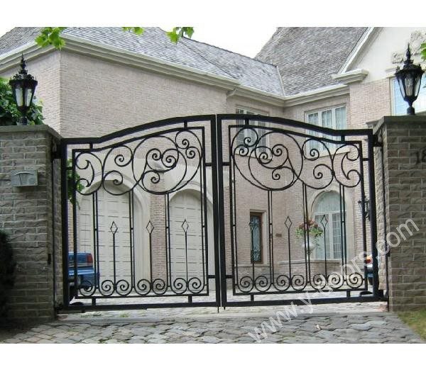 Wrought Iron Main Gate Exterio Door SY-GT-M802