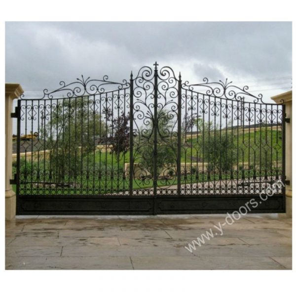 Wrought Iron Hand Forged Steel Main Gate SY-GT-M809