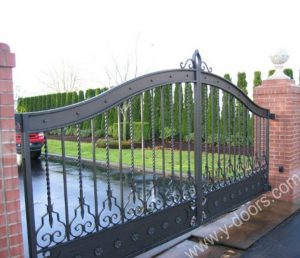 Wrought Iron Hand Forged Steel Main Gate SY-GT-M810