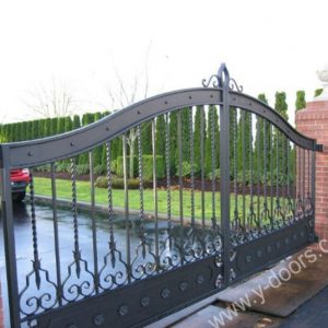 Wrought Iron Hand Forged Steel Main Gate SY-GT-M810