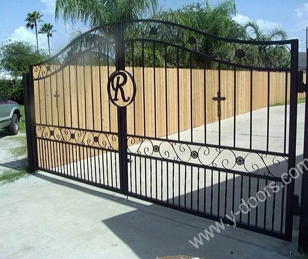 Wrought Iron Hand Forged Steel Main Gate SY-GT-M811