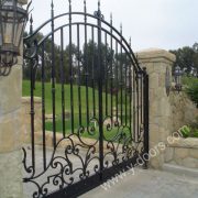 Wrought Iron Hand Forged Steel Main Gate SY-GT-M812