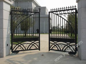 Wrought Iron Hand Forged Steel Main Gate SY-GT-M815