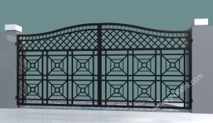 Wrought Iron Hand Forged Steel Main Gate SY-GT-M821