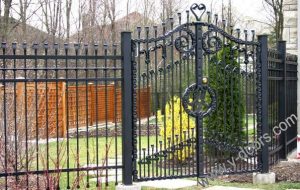 Wrought Iron Hand Forged Steel Main Gate SY-GT-M823