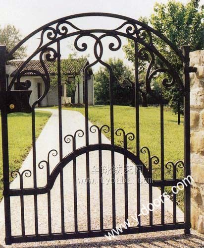 Wrought Iron Hand Forged Steel Main Gate SY-GT-M826