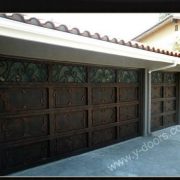 Hand forged Wrought Iron Steel Garage Door SY-GD-M502