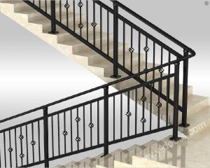 Wrought Iron Hand Forged Steel Railing SY-Rl-M907