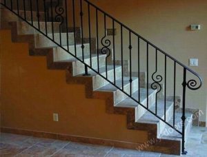 Wrought Iron Hand Forged Steel Railing SY-Rl-M908