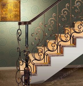 Wrought Iron Hand Forged Steel Railing SY-Rl-M910