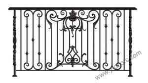 Wrought Iron Hand Forged Steel Railing SY-Rl-M912