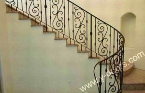 Wrought Iron Hand Forged Steel Railing SY-Rl-M914