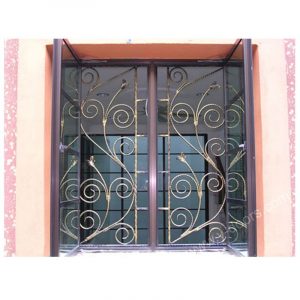 Wrought Iron Window Grill Design SY-MD-M06