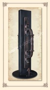 Solid hand forged hand finished iron door handle SY-HD-M001