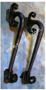 Wrought Iron Hand Forged Steel Door Handle SY-HD-M009