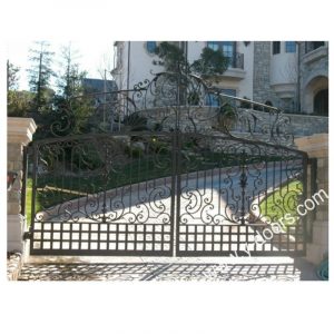 Wrought Iron Hand Forged Steel Main Gate SY-GT-M804