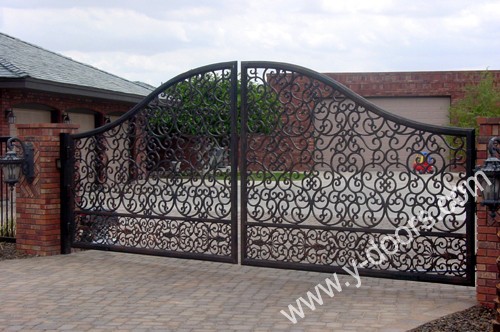 Wrought Iron Hand Forged Steel Main Gate SY-GT-M806