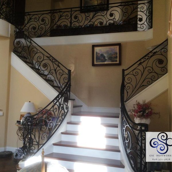 Wrought Material Stair Railing (31)