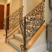Wrought Material Stair Railing (5)