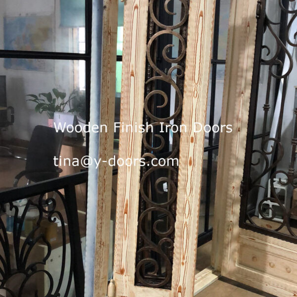 Wooden Finish Iron Doors (2)
