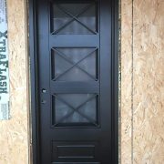 Wrought iron entry doors and windows (2)