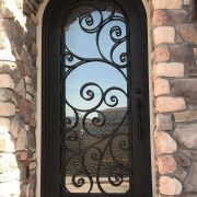 Wrought iron entry doors and windows (49)