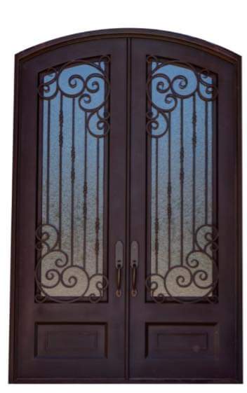 Wrought iron entry doors and windows (9)