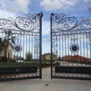 Wrought Iron builds custom entry and driveway gates