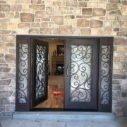 wrought iron entry double door (78)